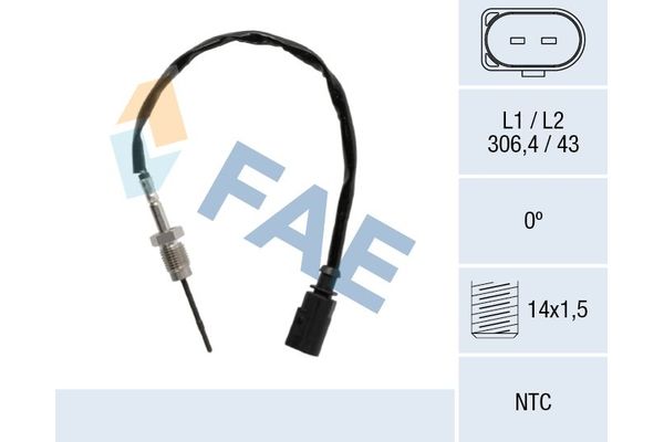 Egzoz Sıcaklık Sensörü  Audi Q5 (8R)(11.2008->)  SWAG 33 11 3086