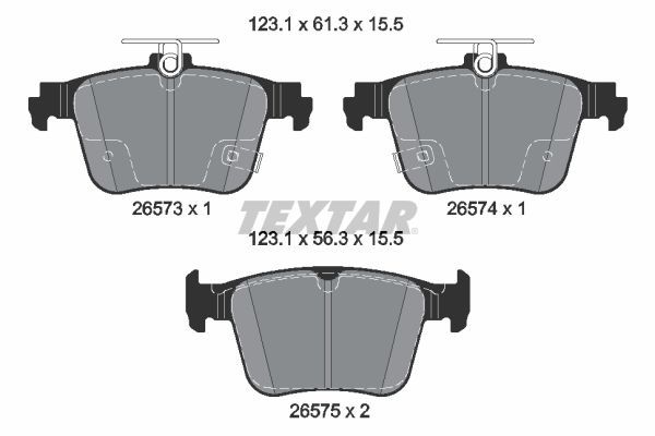 Fren Disk Balata Arka MG 4 (09.2022->)  AYD 60918A