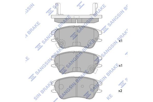 Fren Disk Balata Ön SANGSIN SP1149