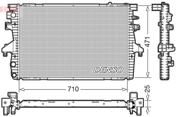 Su Radyatörü  DENSO DRM32039