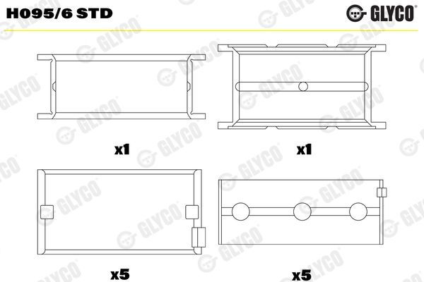 Ana Yatak (STD)  GLYCO H095/6 STD