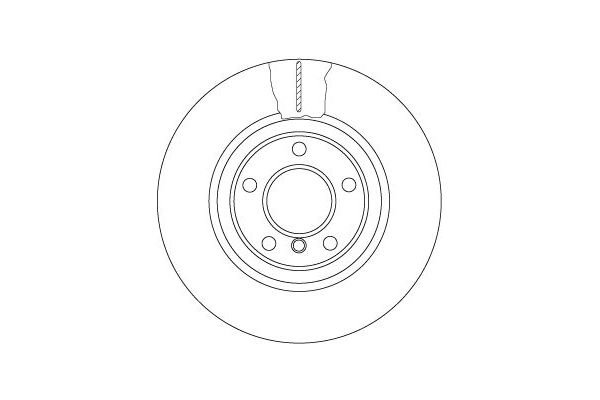 Fren Disk Ayna Ön Sağ ve Sol BMW 5 Serisi Sedan (F10)(08.2010->)  TRW DF6616S