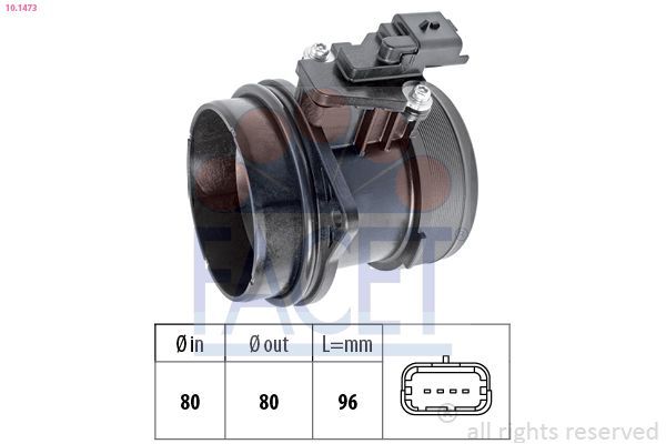 Hava Debimetresi  Toyota Proace (X3)(2013->)  PSA ORJINAL 1920RL