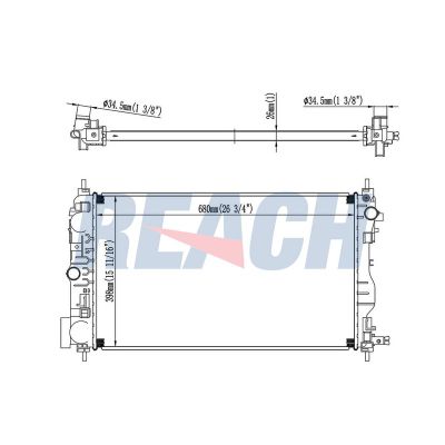 Su Radyatörü  Opel Astra J GTC Makyajlı (2011->)  BEHR CR 1238 000S