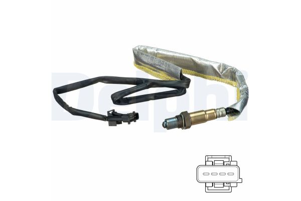 Oksijen (Lambda) Sensörü  Volvo S80 Sedan (05.1998->)  DELPHI ES20635-12B1