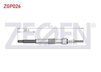 Isıtma Bujisi  ZEGEN ZGP026  3671027000 3671027010 36710 27000 36710 27010