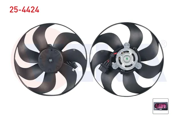Radyatör Fan ve Motoru  Volkswagen Polo III 2/4 Kapı (6N1)(09.1994->1999)  VEKA 25-4424