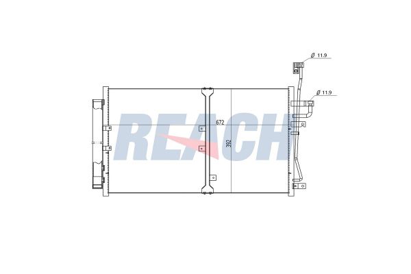 Klima Radyatörü  ORİS CCH968016