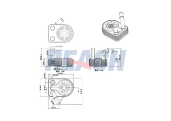 Motor Yağ Soğutucu  FASE 11-223-021  DS7G6B856AA 1801936