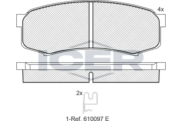 Fren Disk Balata Arka Toyota Land Cruiser Station (J8)(1990->)  AYD 60459A