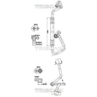 Klima Hortumu  Ford Focus 4/5 Kapı (CB8)(2010->)  EUROCRAFT EU F24216-055