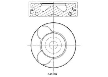 Piston (85.00MM-0.60)   SONNE 522KR07901  0403702