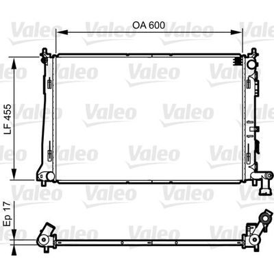 Su Radyatörü  BMW 2 Serisi Gran Tourer (F46)(2015->)  VALEO 735564