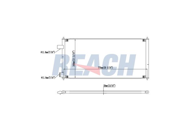 Klima Radyatörü  REACH 1.30.0530.P