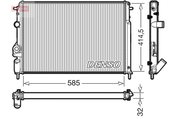 Su Radyatörü  DENSO DRM23034