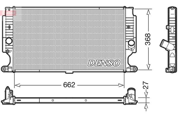 Su Radyatörü  DENSO DRM50090