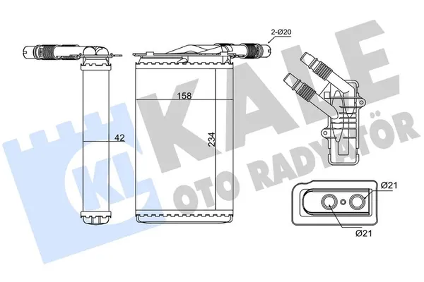 Kalorifer Radyatörü  KALE 346395