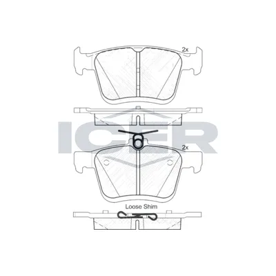 Fren Disk Balata Arka Audi A3 (8VK)(04.2016->)  OTOZONE FDA7000-R