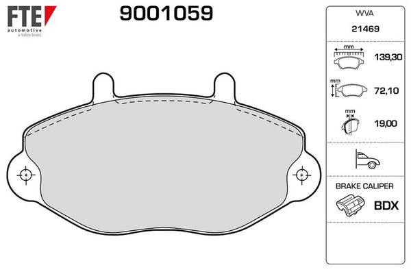 Fren Disk Balata Ön FTE 9001059