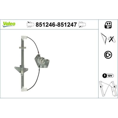 Cam Krikosu Arka Sol VALEO 851246