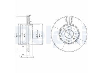 Fren Disk Ayna Ön Sağ ve Sol DELPHI BG2693  7700802232 7700 802 232 7700841563 7700 841 563 7701204300 7701 204 300 7701204495 7701 204 495 7701204499 7701 204 499 7701205085 7701 205 085 7701205228 7701 205 228 7701205840 7701 205 840 7701209228 7701 209 228 8671005977