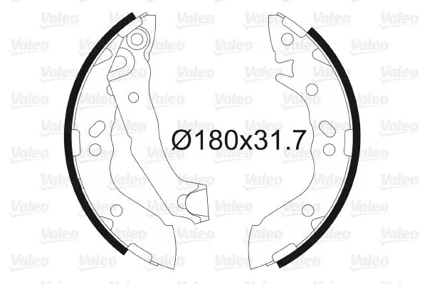 Fren Pabuçlu Balata Arka VALEO 562996
