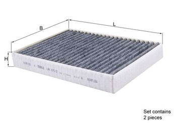 Polen Filtresi  MAHLE LAK 675/2/S  64119366403 5A1BDB6 64115A18B11 64115A18B28 64115A1BDB6 64115A1BDB7 64115A29D99 64116996200 64116996208 64116996209 64119361717 64119366401 64119366402 6996208 6996209 9366401 9366402 9366403