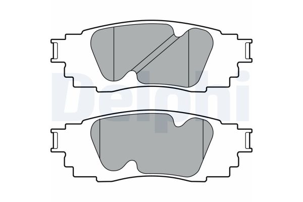 Fren Disk Balata Arka Toyota Camry (XV70)(2019->)  DELPHI LP3392
