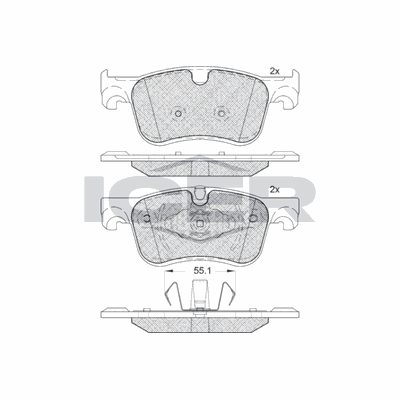 Fren Disk Balata Ön Citroen Berlingo (07.2018->)  AYD 60461A