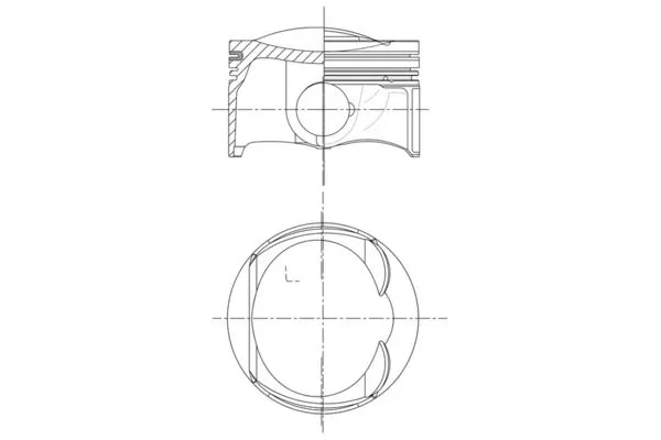 Piston (82.50MM-STD)  Audi Q5 (8R)(11.2008->)  MAHLE 028 PI 00156 000