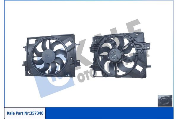 Radyatör Fan ve Motoru  MGA 83401