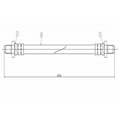 Fren Hortumu Arka Sağ veya Sol CAVO C800 103A