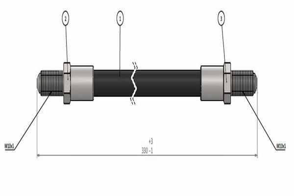 Fren Hortumu Arka Sağ veya Sol Ford Capri (1978->)  CAVO C800 030A