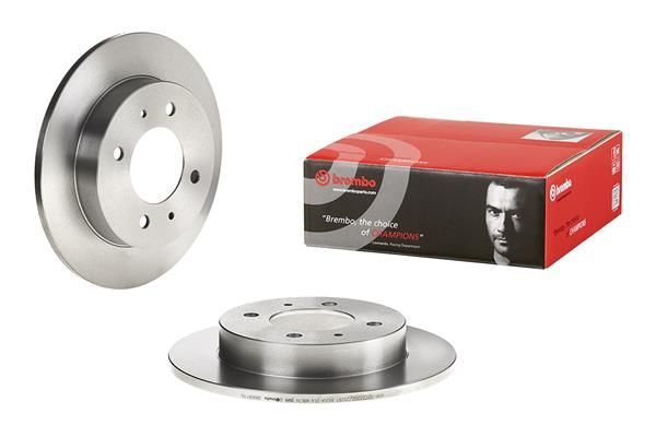 Fren Disk Ayna Arka Sağ ve Sol Hyundai Elantra (XD)(2000->)  BREMBO 08.9081.10