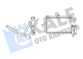Kalorifer Radyatörü  KALE 360840  972273E060 971383E060