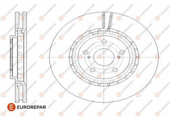 Fren Disk Ayna Ön Sağ ve Sol EUROREPAR 1642781880  1642781880 4351248120
