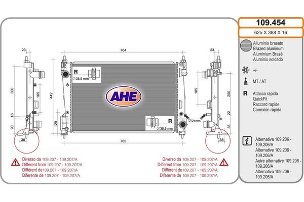 Su Radyatörü  MAHER 10454
