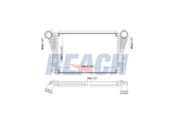 Turbo Radyatörü  MAHLE CI 830 001P  1K0145803 1K0145803A 1K0145803S 1K0145803T 1K0145803AN 1K0145803B 1K0145803BB 1K0145803CD 1K0145803E 1K0145803L 1K0145803M 1K0145805D 1K0145805E 1K0145805G 3C0145805AF 3C0145805AG 3C0145805G 3C0145805P 3C0145805R
