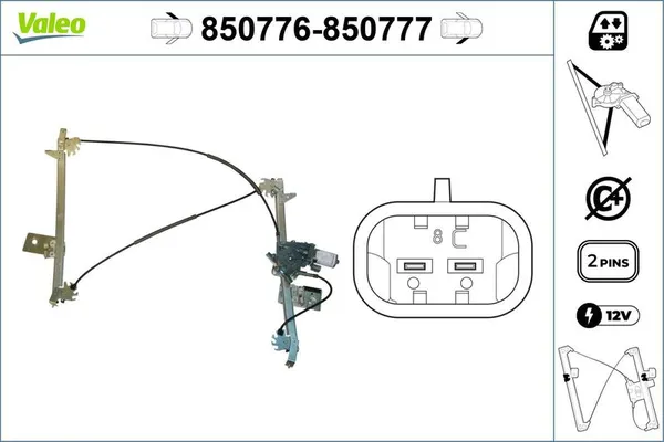 Cam Krikosu Ön Sol VALEO 850776
