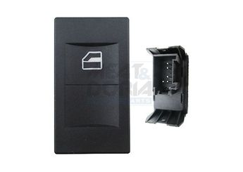 Cam Açma Düğmesi Ön Sağ veya Sol GVA 8075002  6N0959855B 6N0959855 6N0 959 855B 6N0959855BB41 6N0 959 855B B41