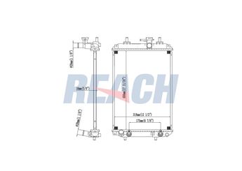 Su Radyatörü  RADISEN RR 617547  16400B1090 16400B1091 16400B1080