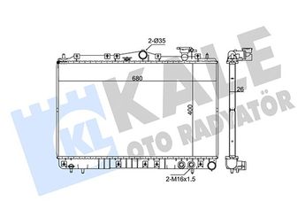 Su Radyatörü  KALE 349270  1362308080 2531034000 25310-34000