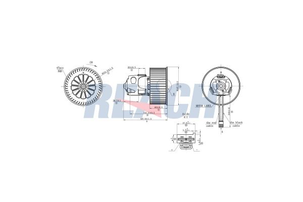 Kalorifer Motoru  BMW M6 Serisi Gran Coupe (F06)(2013->)  KRAFTVOLL 08130079