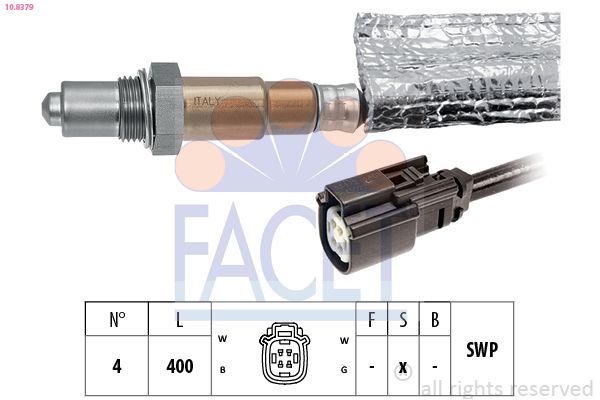Oksijen (Lambda) Sensörü  FACET 10.8379