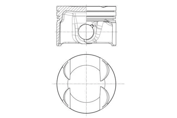 Piston (STD)  SONNE 732KR09100