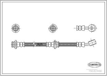 Fren Hortumu Ön Sağ veya Sol CORTECO 19032466  19032466 462100M001