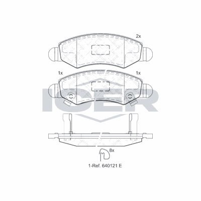 Fren Disk Balata Ön Opel Agila (2004->)  OTOZONE FDO5038-R