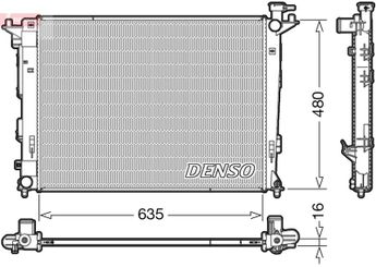 Su Radyatörü  DENSO DRM41006  DRM41006 253102Y500 253102Y501