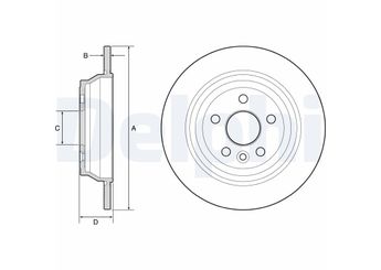 Fren Disk Ayna Arka Sağ ve Sol DELPHI BG4656C  LR039935