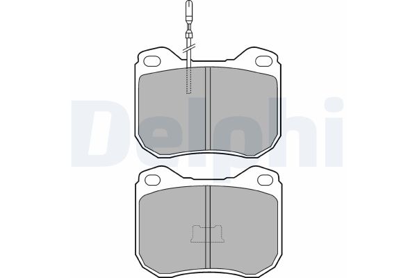 Fren Disk Balata Ön Peugeot 505 SW/ Familial (03.1982->)  DELPHI LP108